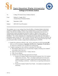 2009-2010 Travel Procedures Memo from Asst. Dean - College of ...