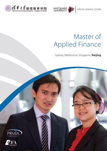 Master of Applied Finance - Macquarie Applied Finance Centre ...