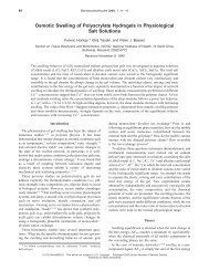 Osmotic Swelling of Polyacrylate Hydrogels in Physiological Salt ...