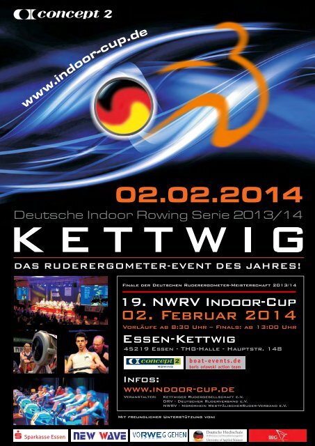 19. NWRV Indoor-Cup - Kettwiger Rudergesellschaft von 1906 e.V.