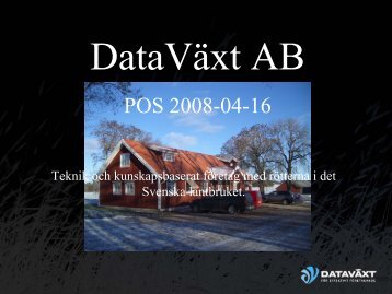 DataVÃ¤xt AB