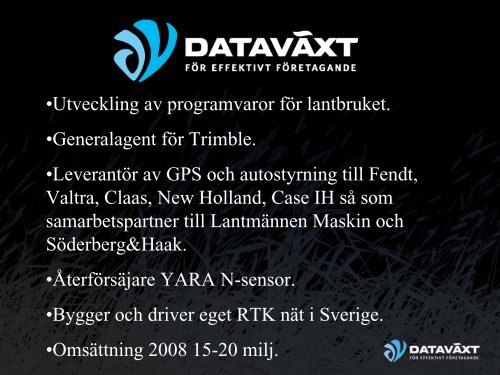 DataVÃ¤xt AB