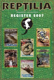 Jahresregister 2007 - REPTILIA