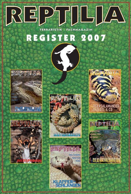 Jahresregister 2007 Reptilia