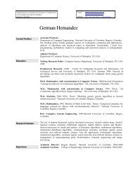 German Hernandez - Departamento de IngenierÃ­a de Sistemas e ...