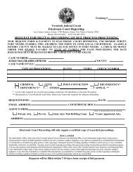 Media Request Form - 20th Judicial Circuit Florida