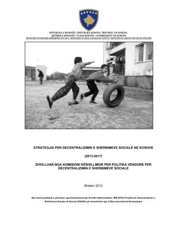 strategjia per decentralizimin e sherbimeve sociale ne kosove (2013 ...