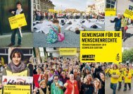 TÃ¤tigkeitsbericht - Amnesty International Schweiz