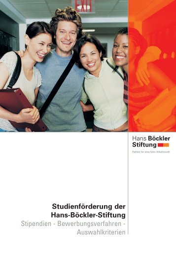 StudienfÃ¶rderung der Hans-BÃ¶ckler-Stiftung ... - hib Freiburg