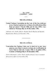 Convention sur le droit de la mer - Observatoire de la politique et la ...