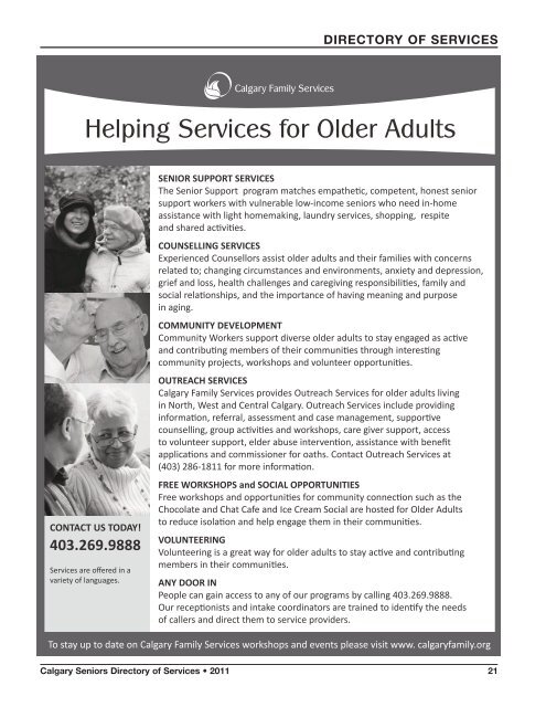 Directory of Services - Kerby Centre
