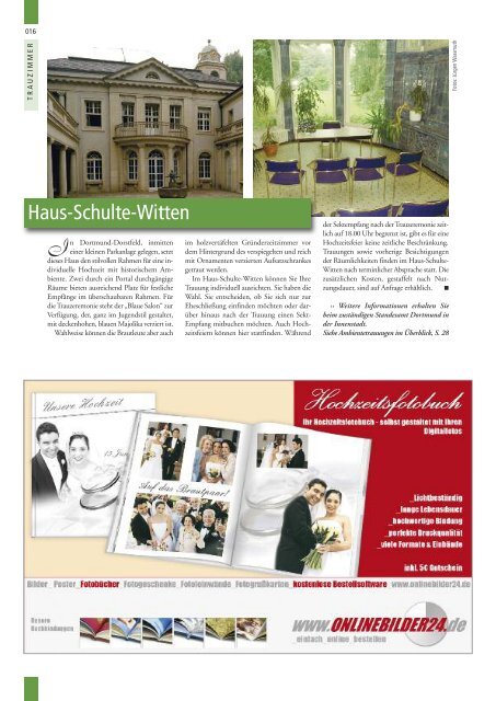 Hochzeitsmagazin Dortmund