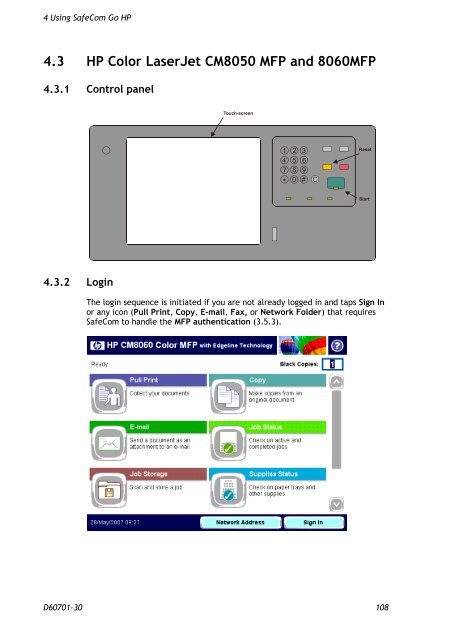 SafeCom Go HP Administrator's Manual D60701