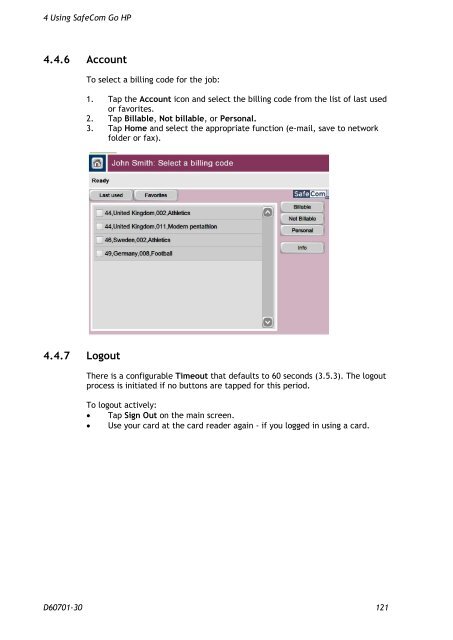 SafeCom Go HP Administrator's Manual D60701