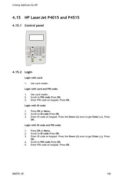 SafeCom Go HP Administrator's Manual D60701