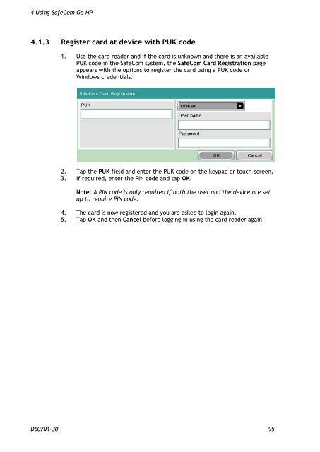 SafeCom Go HP Administrator's Manual D60701