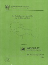 Sea Turtle Recovery Action Plan for St. Kitts and Nevis - WIDECAST