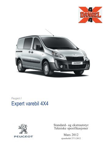 Expert varebil 4X4 - Peugeot