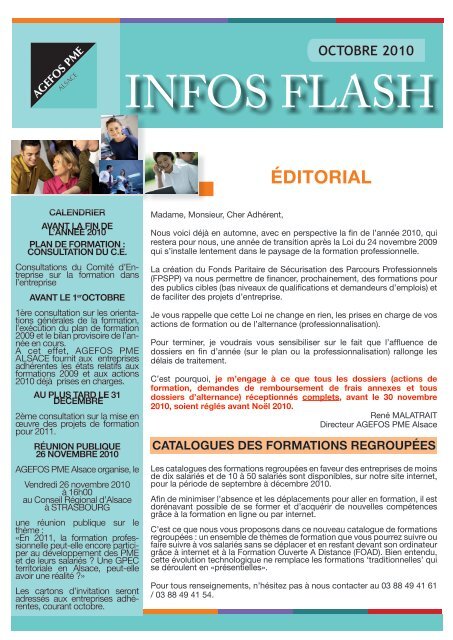 info flash - AGEFOS PME Alsace