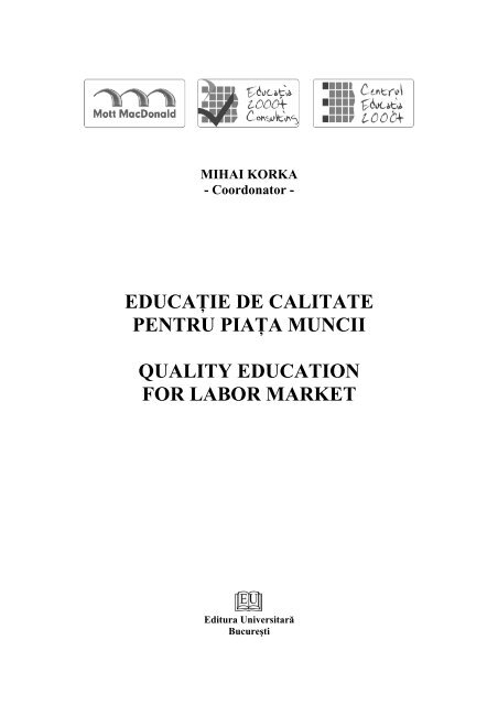 Educație de calitate pentru piața muncii - ARACIS