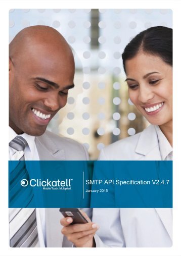 SMTP API Specification V2.4.4 - Clickatell