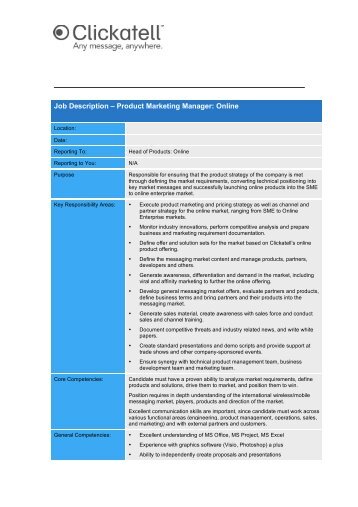 technical service support manager job description