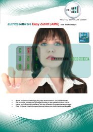 Zutrittssoftware Easy Zutritt (AMS) unter .Net Framework â‡’ Zutritt ...