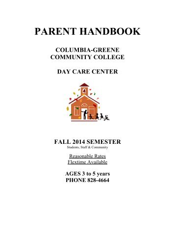Current C-GCC Daycare Parent Handbook - PDF - Columbia ...