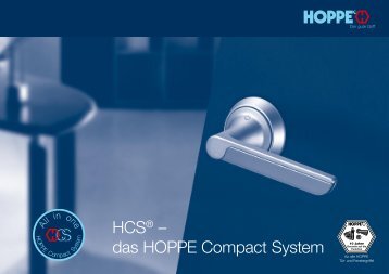 HCS® – das HOPPE Compact System - alteza.com.ua