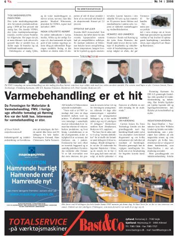 Varmebehandling er et hit - FMV