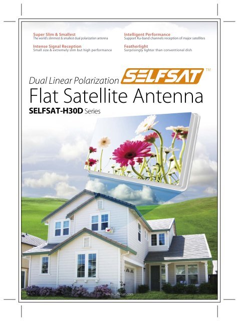 Flat Satellite Antenna