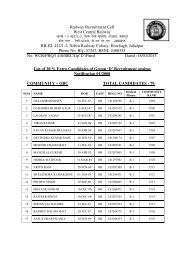 Railway Recruitment Board Secunderabad Ntpc Graduate Vskills