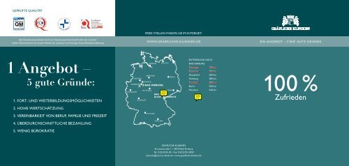 1 Angebot – 5 gute Gründe - Moritz Klinik