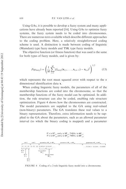 FUZZY CLUSTERING, GENETIC ALGORITHMS AND NEURO ... - ITM