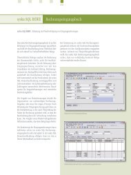 syska SQL REWE Rechnungseingangsbuch