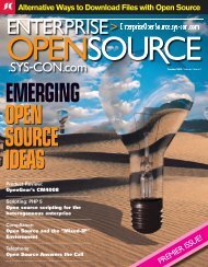 the business of open source - Sys-con