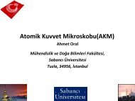 Atomik Kuvvet Mikroskobu(AKM) - Laboratories for Radiation and ...