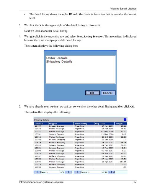 Introduction to InterSystems DeepSee - InterSystems Documentation