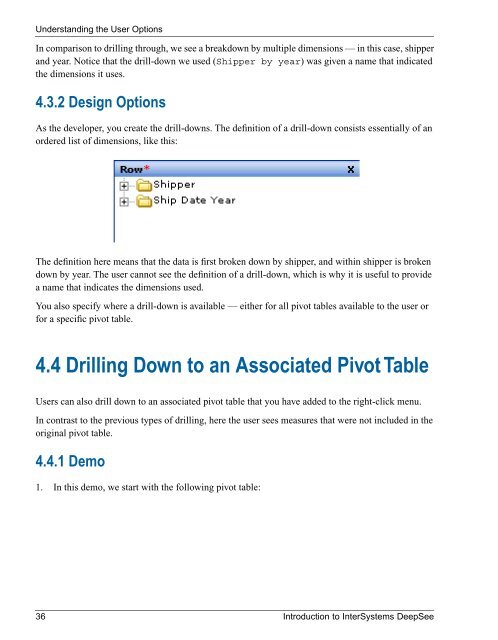 Introduction to InterSystems DeepSee - InterSystems Documentation