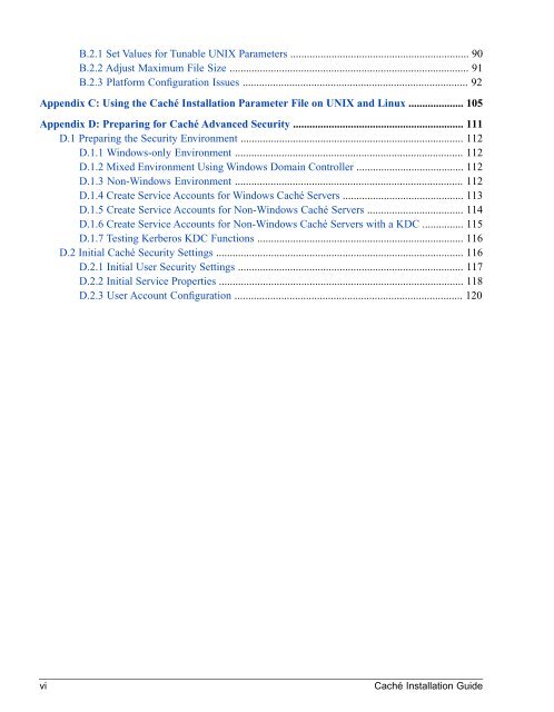 Caché Installation Guide - InterSystems Documentation