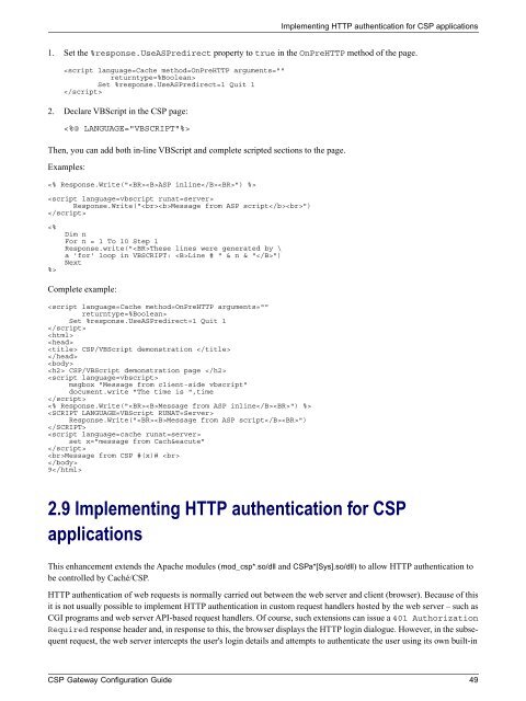 CSP Gateway Configuration Guide - InterSystems Documentation