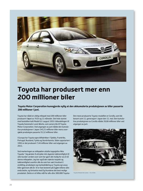 Toyota Magasinet hÃ¸st 2012