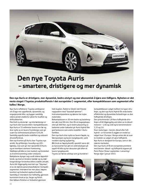 Toyota Magasinet hÃ¸st 2012