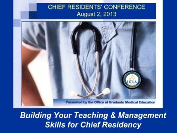 Building Skills Managing People - Graduate Medical Education ...