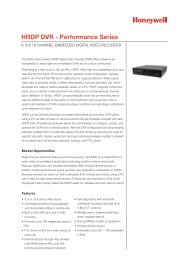 Honeywell Security HRDP16D1000X Digital video recorders (DVRs)