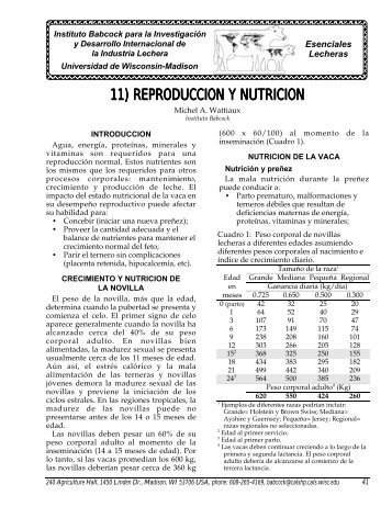 11) REPRODUCCION Y NUTRICION - Babcock Institute