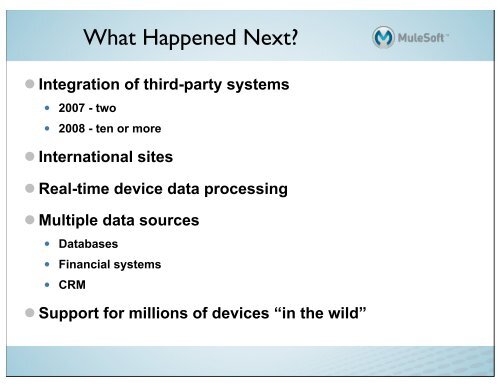 Mule Architecture - MuleSoft