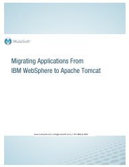Migrating from WebSphere to Tomcat - MuleSoft