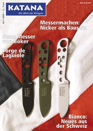 Bianco Knives - Bericht in der KATANA (300kb, PDF - fehlschaerfe.de