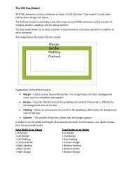 CSS Box Model & Layouts (pdf) - LSN